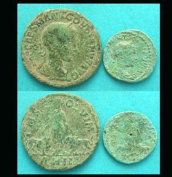 Colonia Viminacium, Moesia Superior, Gordian III, Standard & Unique, 2-Pack, ON HOLD!